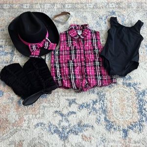 Weissman Costume. Pink and black. Child small. Worn once.